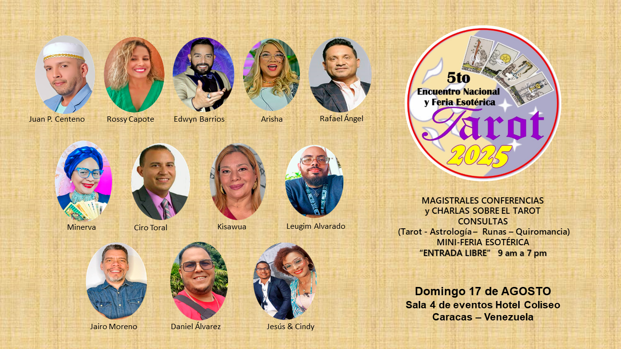 2025 conferencistas encuentro tarot