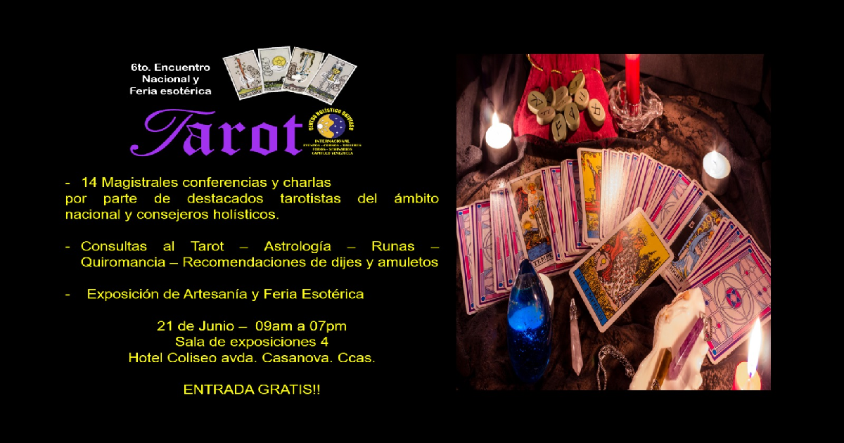 (Afiche) 6to Encuentro Nacional de Tarot