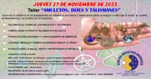 En Caracas: Taller «Amuletos, Dijes y Talismanes»