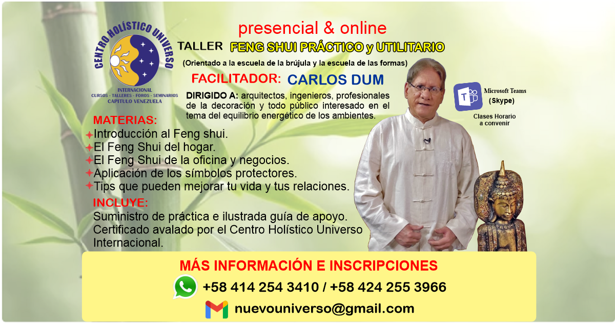 2026 taller de Feng Shui